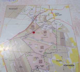 Plan der Cuxhavener Küstenheiden