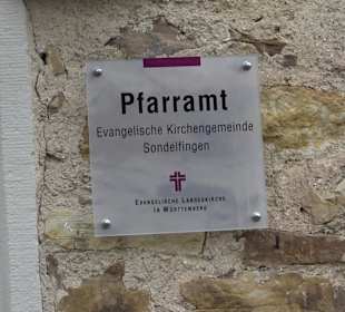 Evangelisches Pfarramt Sondelfingen