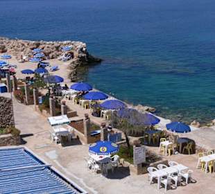 Kleine Bucht mit Restaurant