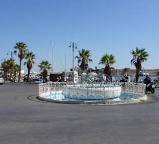 Kreisverkehr am Hafen