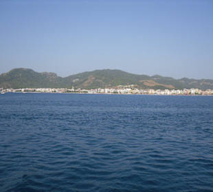 Strand von der anderen Seite