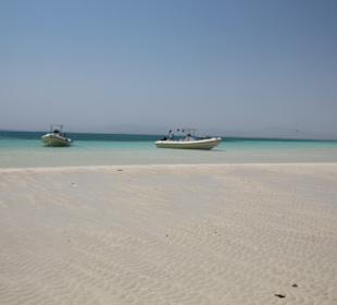 Mit dem Speedboot zur Karibikinsel