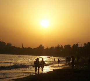 Sonnenuntergang am Strand