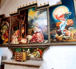 Seitenaltar im hinteren Bereich