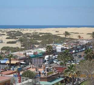 Direkte Sicht auf den Strand von Playa del Ingles