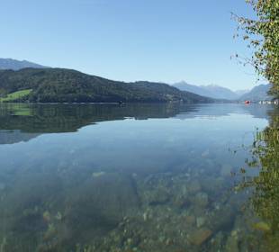 Klares, warmes, weiches Wasser am Millstättersee 