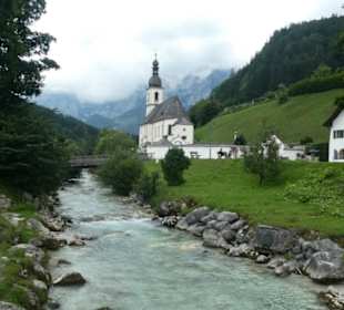 St. Sebastian, die bekannte Kirche von Ramsau