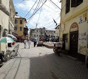 Spaziergang durch die Old Town Mombasa