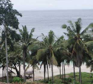 White Sand Beach, Blick vom Berg