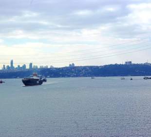 26.10.Rückfahrt von Jalta nach Santorin Durchfahrt 