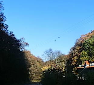 Blick zur Seilbahn Thale-Hexentanzplatz
