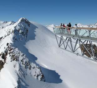 Big 3 Plattform am Tiefenbachgletscher in Sölden