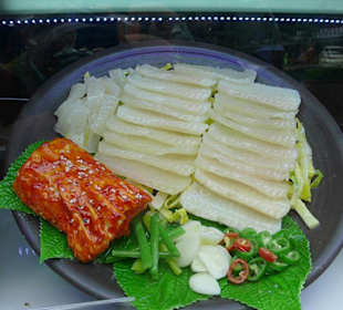Menü im Restaurant