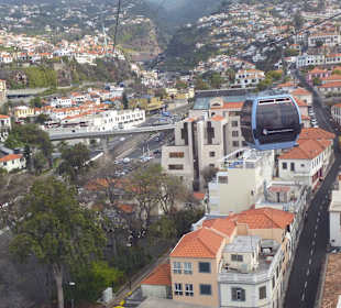Blick von Monte auf Funchal