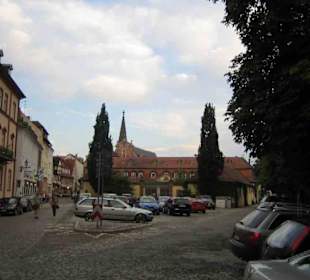 Die Altstadt in der nähe des Schlosses