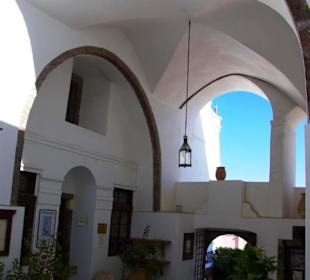 Santorin selbst im Bild Landschaft, Stadt