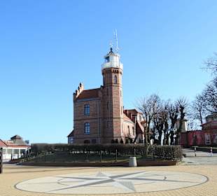 Leuchtturm im Hafen von Ustka