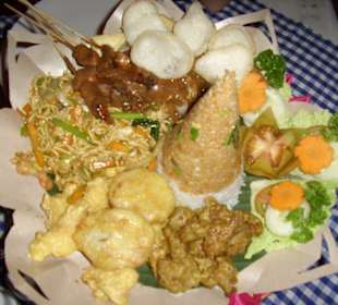 Menü im Nelayan, nur zu empfehlen!