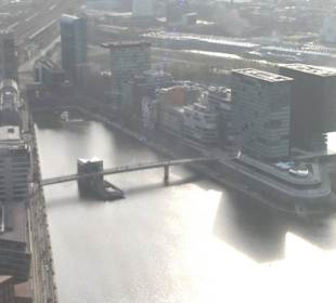 Blick auf den Medienhafen