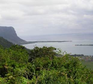 Blick aus den Bergen