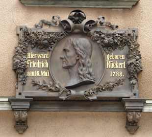 Erinnerung an Friedrich Rückert (Geburtshaus)