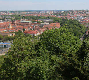 Blick auf die Altstadt von Würzburg