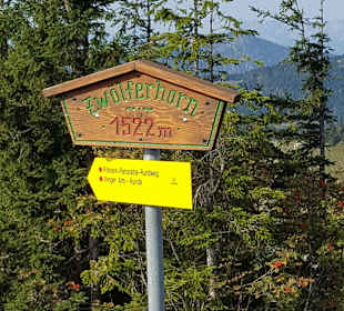 Zwölferhorn - Höhe