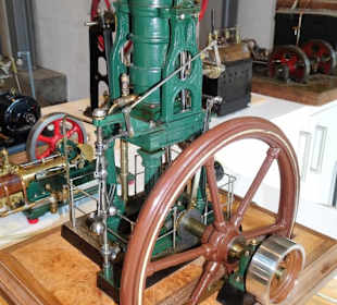 In der Maschinenhalle des Museums Kupfermühle