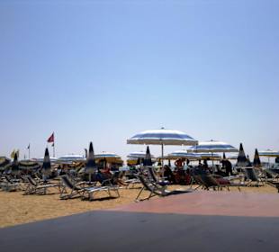 Strand in Bibione Juni 2012