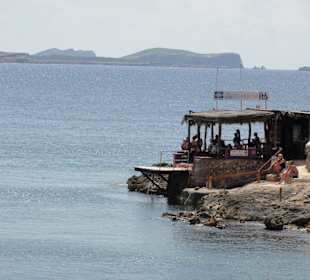 Aquarium und Strandbar