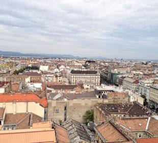 Widok z kopuły Bazyliki św. Stefana