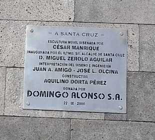 Wind Skulptur von Cesar Manrique in Santa Cruz