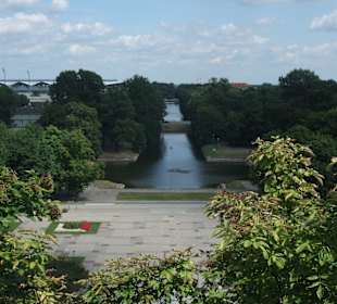 Zamek Ujazdowski - widok ze skarpy