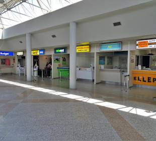 Im Inneren des Terminals der Autovermieter