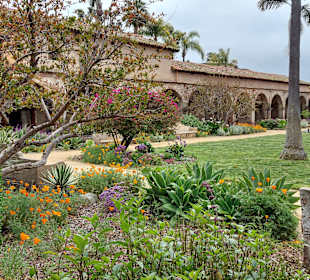 Garten innerhalb der Mission 