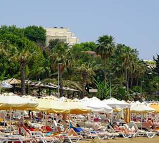 Vom Sunrise Richtung Kumköy-Evrenseki am Strand