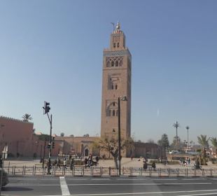 Aus dem Bus von der anderen Seite.