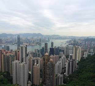 Panorama Hongkongu z the Peak