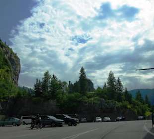 Großes Parkgebiet an der Grenze