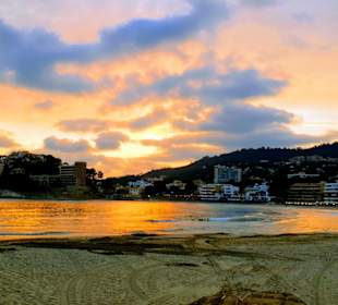 Sonnenuntergang am Strand