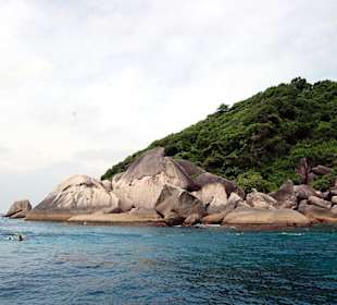 Mit einem Speetboot zu den Similaninseln