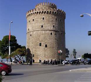Turm am Hafen von Thessaloniki