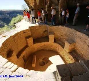 Mesa Verde NP - Kiva im Balcony House