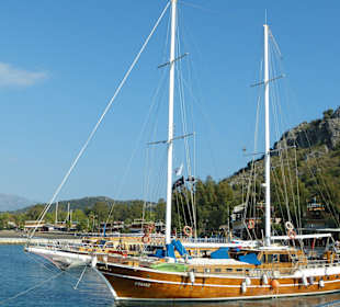 Bootsfahrt zur versunkenen Satdt K