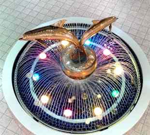 Brunnen innerhalb der Mall