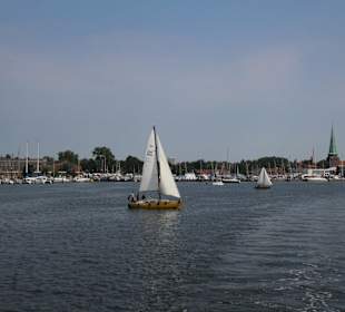 Segeln auf der Trave