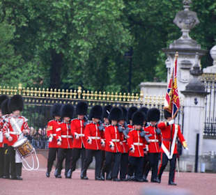 Impressionen Wachwechsel Buckingham Palast