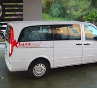 Hanatravel Flughafentransferfahrzeug 