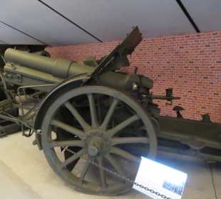 Auf dem Gelände des Militärmuseums Lesany