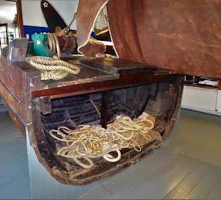 Rundgang durch die Schiffshalle des Heimatmuseums